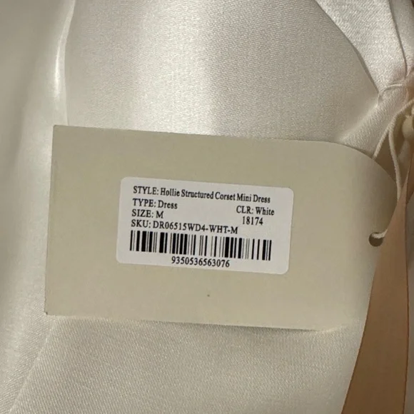 Meshki White Strapless Mini Dress - Picture 2 of 5